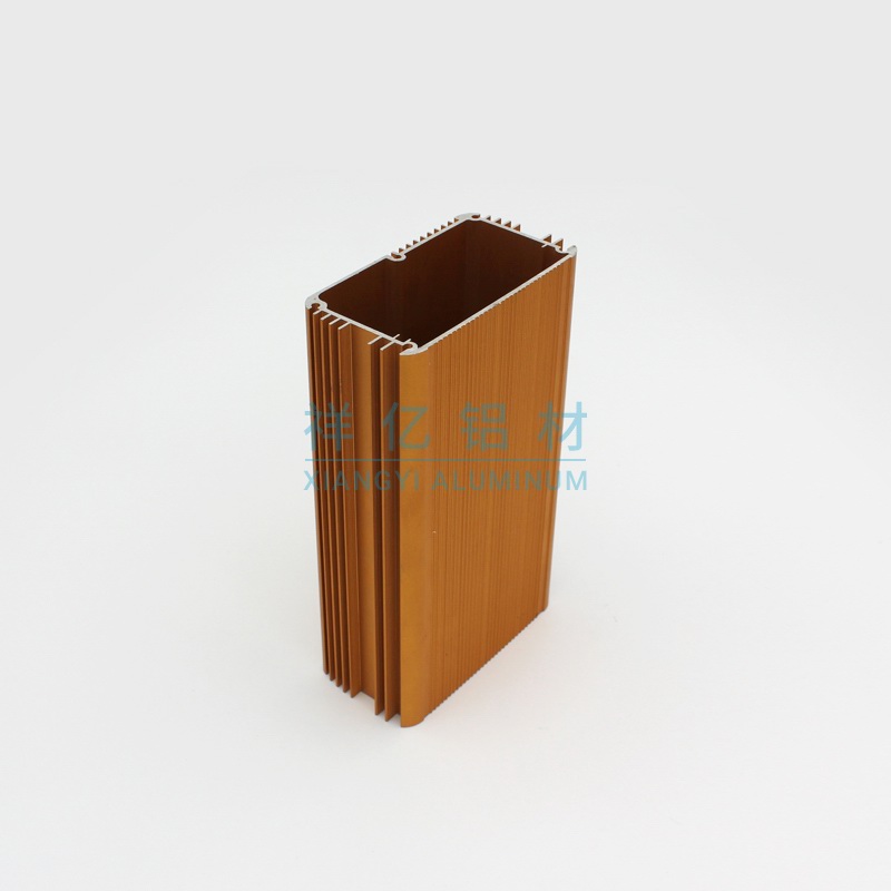 電動車控制器外殼散熱器 金色氧化2